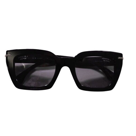Chanel Square Sunglasses Style OCH5509 in Black Dark Grey Polar main image 10